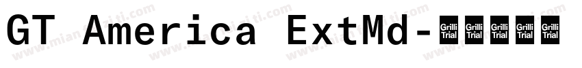 GT America ExtMd字体转换